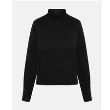 Vince Wool Cashmere Rollneck Sweater Small Black Knit Pullover NWT New picture