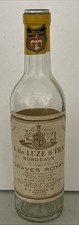1959 A de Luze Graves Royal Bordeaux Wine Bottle Empty Vintage French Label picture