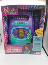 eKids: Netflix Karma's World Bluetooth MP3 Karaoke Machine Light Show USB Record picture