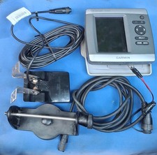 Garmin 400c Marine Fishfinder Sounder Color Sonar  Transducer Bracket Power Cord picture