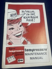 KYSOR Engine Tem-pressure protective systems Maintenance manual 1973 picture