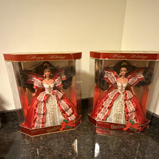Barbie Happy Holidays Holiday Barbie 1997 Collector Edition Lot of 2 picture