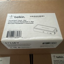 Belkin Thunderbolt 3 Dock Plus USB-C Docking Station F4U109 New picture
