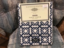 RAYMOND WAITES   Print 60 x 102  Tablecloth NWT picture