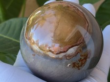Desert Jasper Sphere Large (65mm 354gm) Stone of Fire & Earth, Natural Polished picture