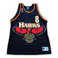 Vintage Atlanta Hawks Champion Jersey Mens XL 90s NBA Steven Smith picture