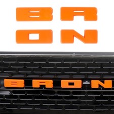 For Ford Bronco 2021+ 2/4 Door ABS Front Grille Logo Badge Overlay Accessories picture