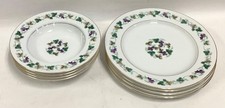 Set of 8 Vintage Noritake China 5168 Grape Vine China Plates & Bowls  picture