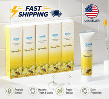 Atomy Propolis Toothpaste 5 Pack 200g Natural Oral Care Green Tea Fresh Breath picture