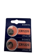 2 PCS SONY CR1220 LITHIUM BATTERIES 3V US SELLER Exp 2033 picture