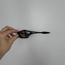 Oakley Splice Vintage 2000s Black Frame Black Iridium Sun Glasses picture