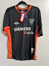Vintage 2003 LDU Quito Umbro Soccer Jersey Mens Large Coca Cola Siemens NWT picture