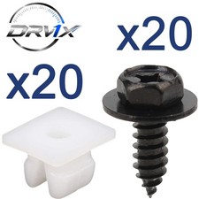 20 Sets Fender Liner Screw Grommet Kit For Toyota Lexus 90159-60498 90189-06193 picture