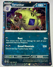 Tyranitar Pupitar Larvitar Cosmos Holo Trio – Swirl & Bleed Error NM Pokémon Lot picture