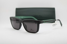 NEW LACOSTE L6010MAG-SET 002 MATTE BLACK GREEN CLIPON AUTHENTIC SUNGLASSES 55-17 picture