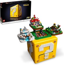 LEGO Super Mario 64 Question Mark Block Building Set Video Game Model Set 71395 picture
