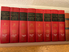 Winston S. Churchill Complete Speeches 1897-1963 Hardcover Vol I-VIII Full Set picture