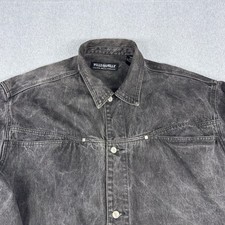 Vintage Pelle Pelle Marc Buchanan Hip-Hop Denim Jacket 2XL picture