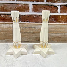 Rare Vintage AMORC Rosicrucian Egyptian Candle Holders Mystical Esoteric Decor picture