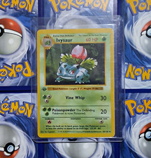 Ivysaur 30/102 Base Set Unlimited Regular Uncommon 60HP Shadowless picture