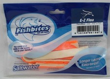 Fishbites 0100 E-Z Sand Flea Orange White Long Lasting Scent 1/2