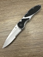 Kershaw Salvo 2445ST Combo Edge Frame Lock USA Folding Pocket Knife Used Exc picture