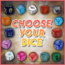 Konami Official Yugioh Choose Your Dice Dark Magician Kaiba Blue Eyes Synchron picture