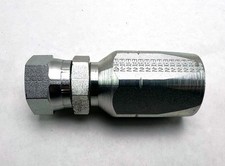 2 x AEROQUIP Female 37 Reuse Fit -12 SAE HYDRAULIC CRIMP HOSE FITTING 4721-12S picture