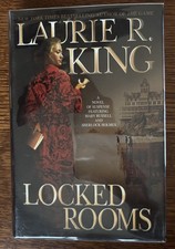 Laurie R King Locked Rooms Signed Dated 1st Edition 1st Printing HC DJ 2005 picture
