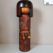 Usaburo Japanese Creative Kokeshi Doll 34cm Collectible 15+ Used picture