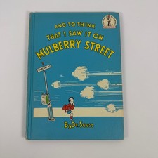 Dr. Seuss And to Think That I Saw It on Mulberry Street Hardcover Beginner Books picture