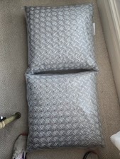Macy's Hotel Collection Textured Grey & Silver Decorative Pillow 20