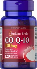 Puritan's Pride Q-SORB Co Q-10 100 mg - 120 Rapid Release Softgels picture