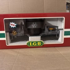 PERFECT NEW LGB 40560 OPERATING MOTORIZED HOT METAL TIP CAR TO CAST STEEL NIB picture