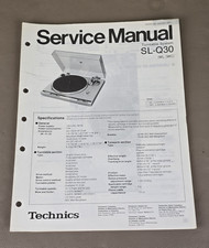 Technics SL-Q30 Turntable Service Manual D-4373 picture