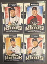 Donruss 2005 Diamond Kings 4-Card Lot Jeter Clemens Piazza Rodriguez #14-17 picture
