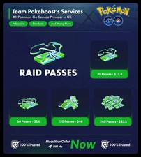 Pokémon Go Premium Passes X60/READ DESCRIPTION picture