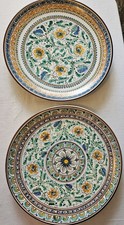 Vtg Sicilian Caltagirone Pottery Wall Hanging 12
