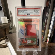 Panini 2023 Certified Rashee Rice RC Freshman Fabric Mirror bronze /249 PSA 8 picture