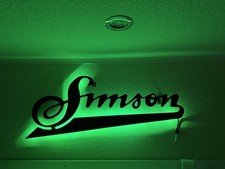 Simson lettering with LED lighting wall decoration picture