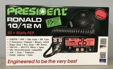 President Ronald Amateur 10 Meter Radio 7 color AM/FM Brand New picture