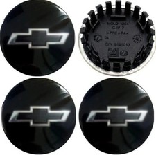 4PCS 66mm Black Wheel Center Caps Fits Blazer Camaro Colorado Equinox Traverse picture
