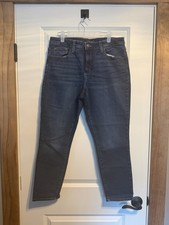 Universal Thread Dark Wash High Rise Skinny Short Length Jeans picture