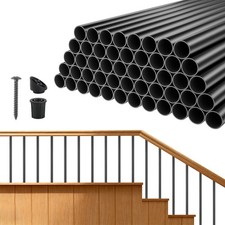 Uimoso Metal Staircase Deck Balusters 51/101/125 Pack 26/32/36 inch Aluminum picture