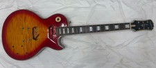 1999 Epiphone Les Paul Custom Husk Cherry Sunburst AAA Flame Top Second picture
