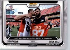 2022 Panini Instant #218 Travis Kelce/Jason Kelce Kansas City Chiefs/Philadelphi picture