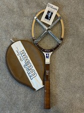 Vintage Wilson Chris Evert Autograph Tennis Racquet NOS w Cover Press & Tags picture