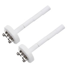 2 Pcs K Type Ceramic Kiln Furnace Thermocouple for Muffle Furnace 1.5x100mm picture