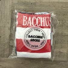 2026 Krewe of Bacchus Theme Mardi Gras Socks.  picture