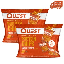 Quest Tortilla Style Protein Chips - Nacho Cheese (8 Bags) picture
